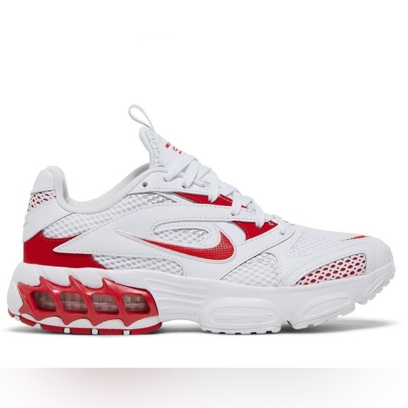 Nike Zoom Air Fire White/University Red Sneakers 9 - Picture 1 of 11